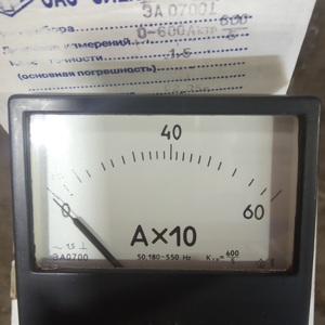 Амперметр ЭА 07001 0-600А