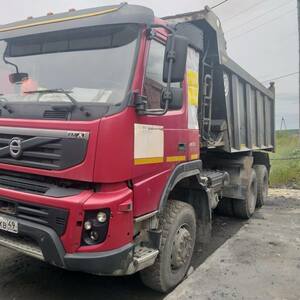 САМОСВАЛ VOLVO FM TRUCK 6X6 БЦМ-53, г/н В 436 КВ 49 RUS