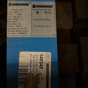 Затв Orbinox EX-02-150-HW-E 150/10