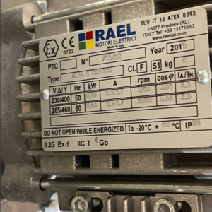Вентилятор O.ERRE CB 240 2T Ex-ATEX 2800