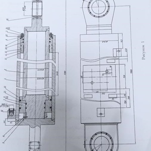 Гидроцилиндр цг-200.160х1400.00