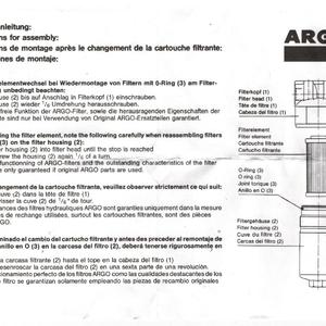 ARGO V3.0520-06  Фильтрующий элемент