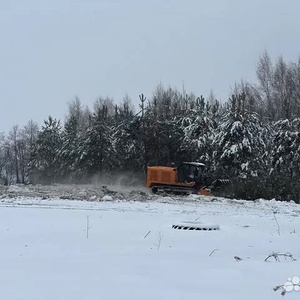 Услуги гусеничного с широкой гусянкой мульчера