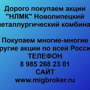 Продать акции НЛМК
