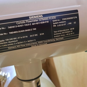 Кориолисовый (массовый) Расходомер siemens FC430