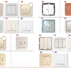 Выключатели и диммеры встраиваемый и накладной монтаж ОПТОМ (1, 2, 3 клавишные, обычные и проходные, с карточным ключом)