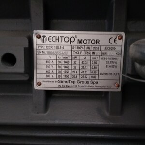 Электродвигатель ECHTOP  motor типа T2CR 180L 1-4 - 22 KW - 165 кг.