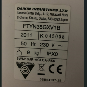 169-847 • 2 Сплит-системs Daikin FTYN35GXV1B