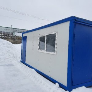Блок-контейнер БКСП-00 (морской контейнер), переоборудованный под производственную лабораторию