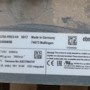 Электродвигатель Siemens 1РН7186-2NE05-0FA3