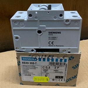 Выключатель автоматический 5SX5, 2P, 0,5 A, C №5SX5205-7 &quot;Siemens&quot; в количестве 26 шт.