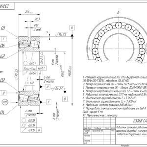 Реализация роликоподшипника 23268CAK/W33 (ГОСТ 18572-81) новые, не бывшие в употреблении