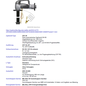 Кран раздаточный Elaflex ZVF 50 JET