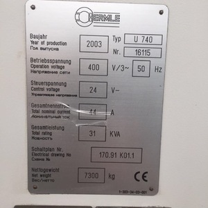 Фрезерный станок Hermle U740 (iTNC 530) s/n 16115 б/у 2003 г.в.