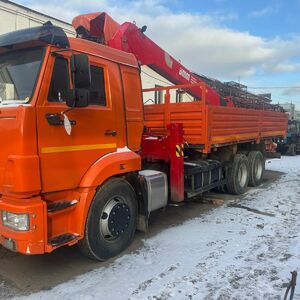 Автомобиль грузовой бортовой КАМАЗ 65115 с КМУ УММ 86Т VIN X89K3B1A4N0HE8088 г/н М639УУ799
