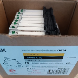 Реле интерфейсное IEK ORM 3 1NO+1NC 24В DC
