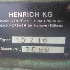 Волочильный стан «HENRICH KG» тип IDZ16-4шт