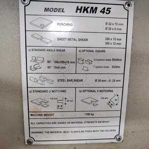 HKM 45 Комбинированные пресс-ножницы новые