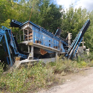 Мобильный сортировочный комплекс Sandvik ( б/у, с дефектами). АО &quot;Павловск Неруд&quot;. Воронежская область, Павловский район, с. Ели