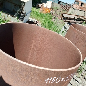 Обечайка 1150х630х10мм Ст3 ГОСТ 3262-75
