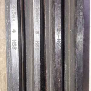Гребенка резьбонарезная плоская  АII -  шаг 4.5, -10х25х75 мм, HSS